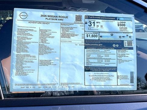 New 2026 Nissan Rogue Platinum w/ Platinum Premium Package image 12