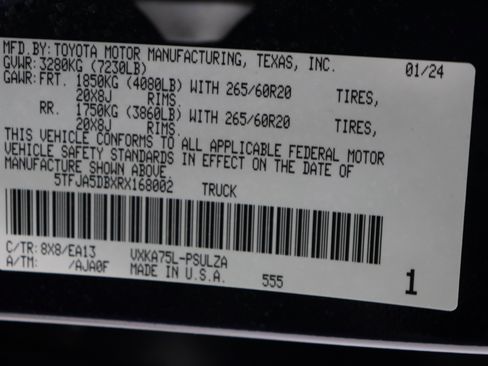 Used 2024 Toyota Tundra Limited w/ Power Package image 44