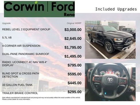 Used 2019 RAM 1500 Rebel w/ Rebel Level 2 Equipment Group image 3