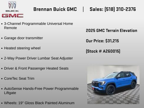 Certified 2025 GMC Terrain Elevation w/ Elevation Premium Package AWD/4WD image 34