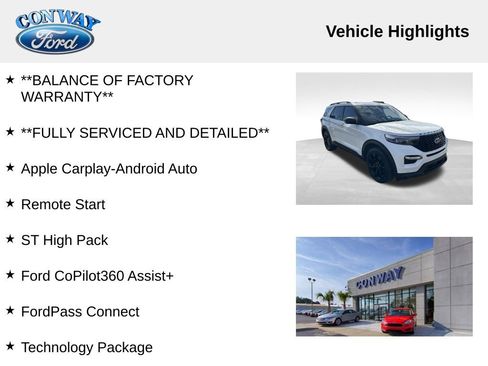 Used 2022 Ford Explorer ST w/ Equipment Group 401A image 8