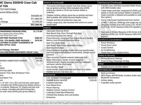 Used 2019 GMC Sierra 3500 4x4 Crew Cab w/ Sierra Convenience Package image 4