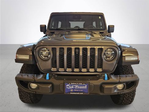 Used 2021 Jeep Wrangler Unlimited Rubicon 4xe w/ Steel Bumper Group image 3