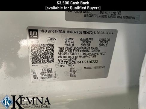 New 2026 GMC Sierra 1500 Elevation w/ LPO, Elevation Black Package image 29