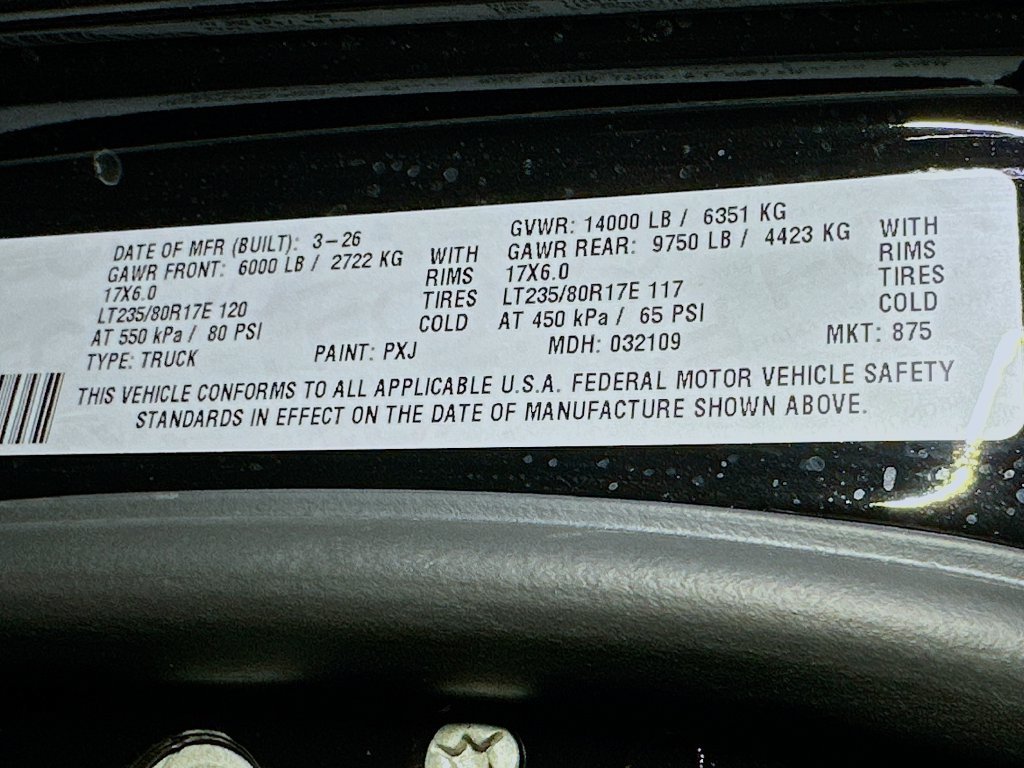 New 2026 RAM 3500 Tradesman AWD/4WD image 25