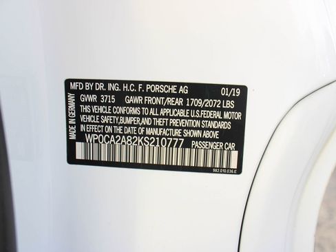 Used 2019 Porsche 718 Boxster RWD image 44