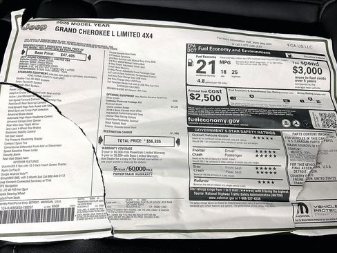 New 2025 Jeep Grand Cherokee L Limited image 21