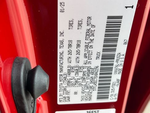 New 2025 Toyota Tundra SR5 w/ TRD Off-Road Package image 21