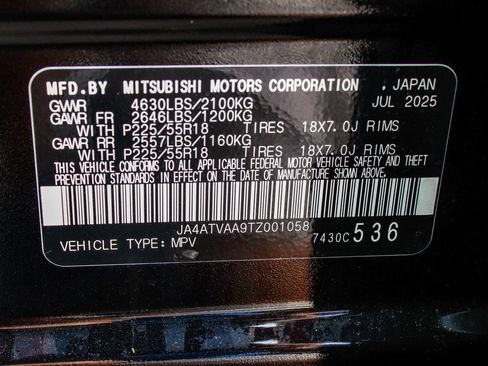 New 2026 Mitsubishi Eclipse Cross LE AWD/4WD image 15
