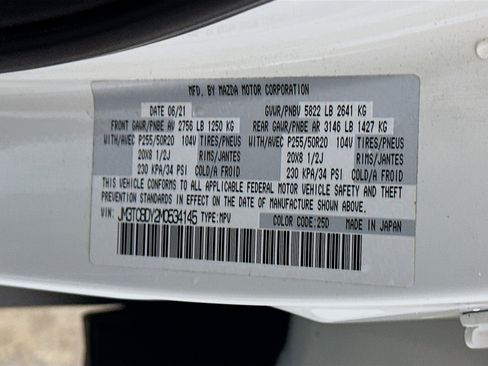 Used 2021 MAZDA CX-9 Grand Touring AWD/4WD image 12