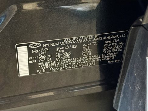 Used 2023 Hyundai Santa Fe SEL w/ Premium Package AWD/4WD image 12
