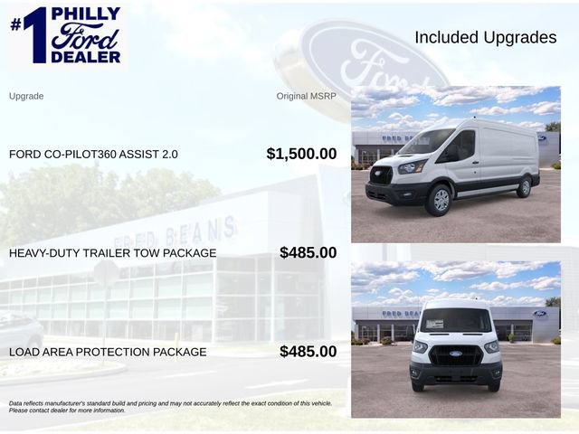 New 2026 Ford Transit 250 148 Medium Roof w/ Load Area Protection Package RWD image 4