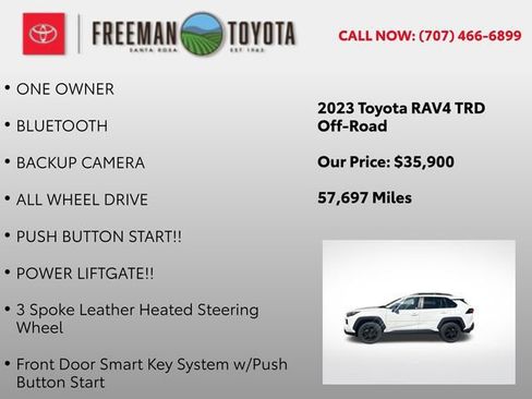 Used 2023 Toyota RAV4 TRD Off-Road w/ TRD Off-Road Weather Package AWD/4WD image 10