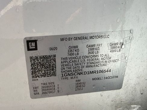 Used 2021 Chevrolet Tahoe LT RWD image 17