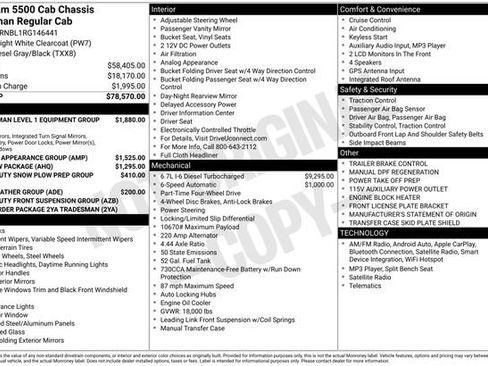 New 2024 RAM 5500 Tradesman AWD/4WD image 4
