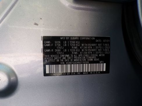 Used 2022 Subaru Outback Wilderness AWD/4WD image 35