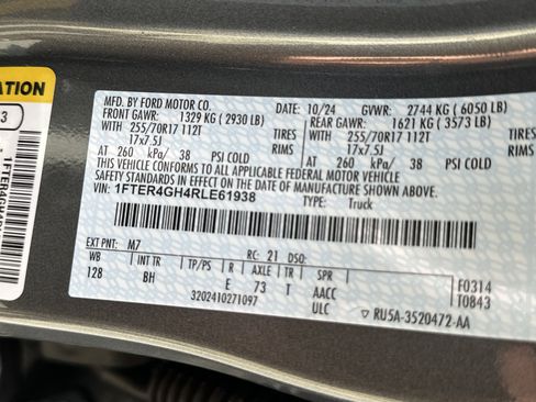 Used 2024 Ford Ranger XLT w/ Equipment Group 301A High image 33