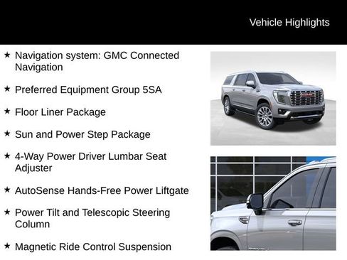 New 2026 GMC Yukon XL Denali w/ Sun & Power Step Package AWD/4WD image 9