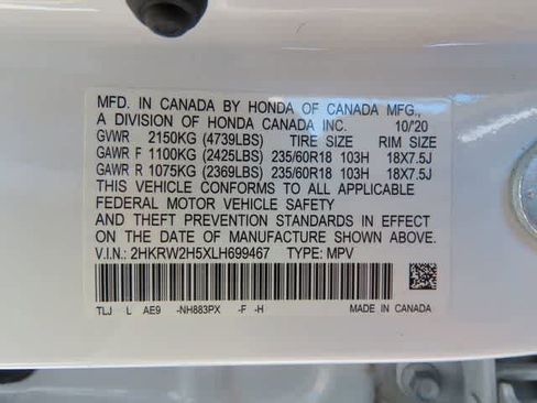 Used 2020 Honda CR-V EX image 28