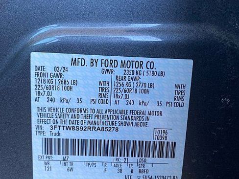 Used 2024 Ford Maverick Lariat w/ Black Appearance Package image 13