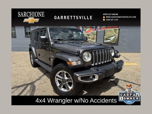 Used 2018 Jeep Wrangler Unlimited Sahara w/ Dual Top Group AWD/4WD image 1