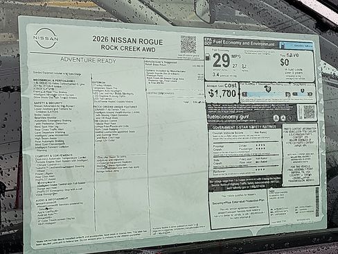 New 2026 Nissan Rogue Rock Creek image 17