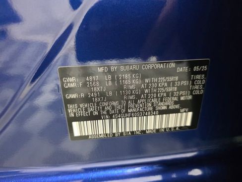 Certified 2025 Subaru Crosstrek 2.5i Sport AWD/4WD image 39