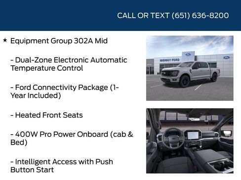 New 2026 Ford F150 XLT w/ Equipment Group 302A MID AWD/4WD image 15