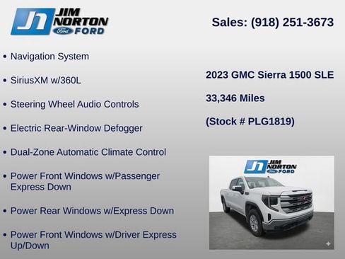 Used 2023 GMC Sierra 1500 SLE AWD/4WD image 18