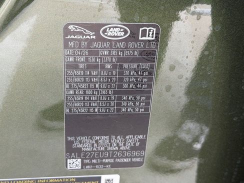 New 2026 Land Rover Defender 110 X-Dynamic SE AWD/4WD image 22