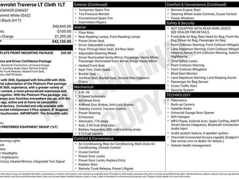 Used 2023 Chevrolet Traverse LT AWD/4WD image 2