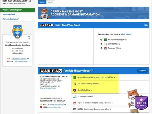 Used 2019 Jeep Cherokee Limited image 13