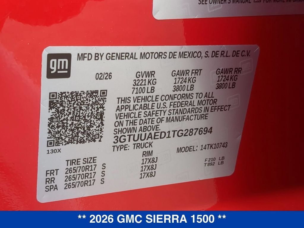New 2026 GMC Sierra 1500 Pro w/ Pro Value Package AWD/4WD image 23