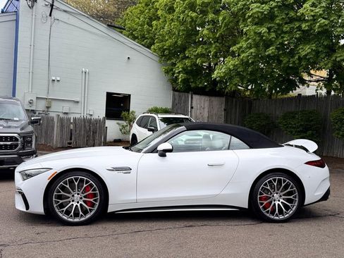 Used 2022 Mercedes-Benz SL 55 AMG 4MATIC w/ AMG Exterior Chrome Package image 3