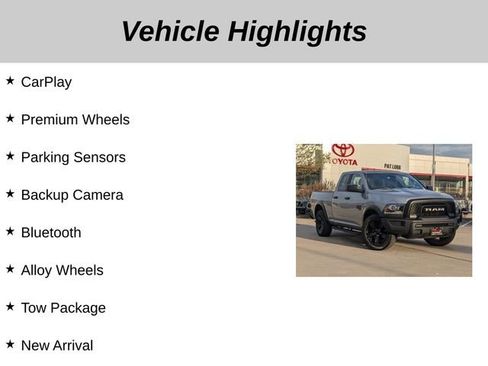 Used 2024 RAM 1500 Classic Warlock w/ Electronics Group RWD image 5