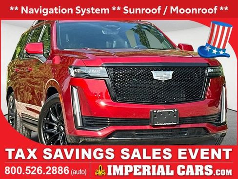 Certified 2023 Cadillac Escalade Sport Platinum w/ LPO, ONYX Package AWD/4WD image 1