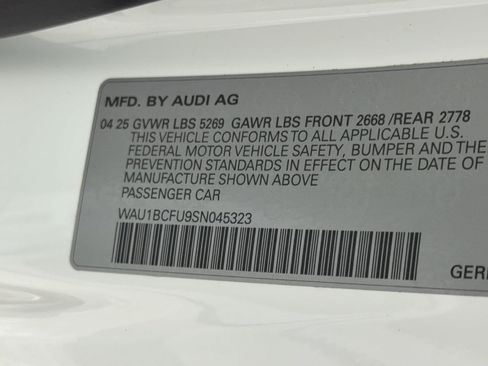 Certified 2025 Audi A5 2.0T Premium w/ Convenience Package AWD/4WD image 31