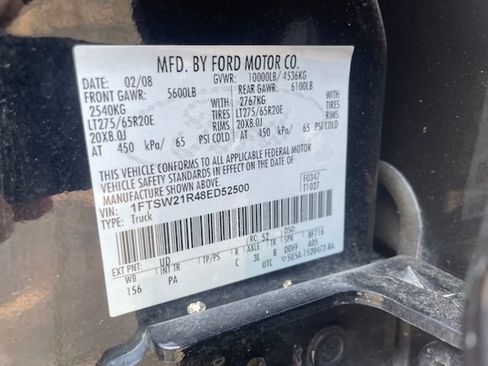 Used 2008 Ford F250 FX4 AWD/4WD image 24