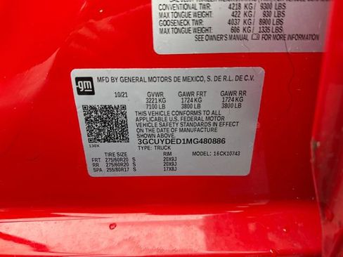 Used 2021 Chevrolet Silverado 1500 LT w/ Z71 Off-Road Package image 19