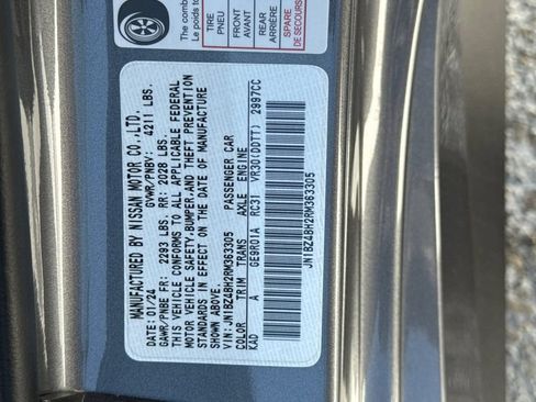 Used 2024 Nissan Z Performance w/ Floor Mat Package RWD image 27