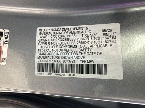 New 2026 Honda Odyssey EX-L image 21