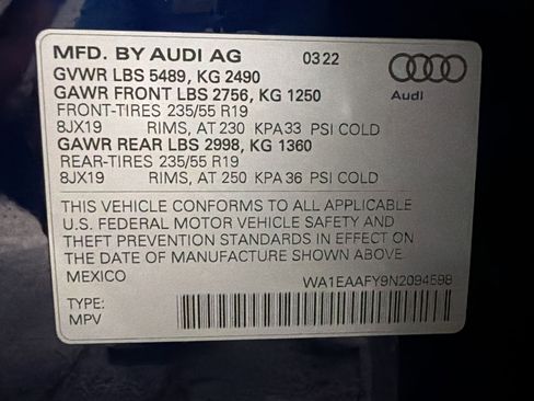 Used 2022 Audi Q5 2.0T Premium Plus w/ Premium Plus Package image 17