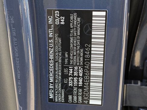 Certified 2023 Mercedes-Benz EQS 580 4MATIC SUV image 24