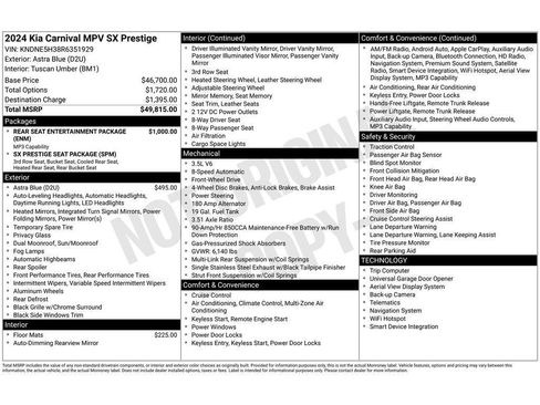 Used 2024 Kia Carnival SX Prestige FWD image 7