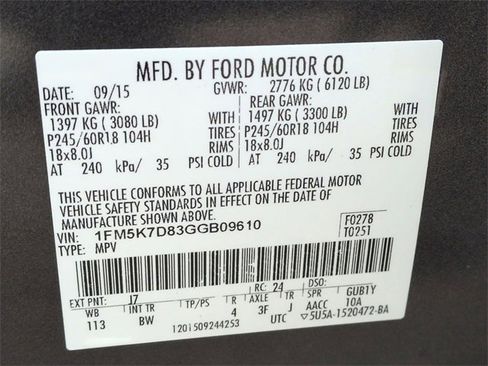 Used 2016 Ford Explorer XLT w/ Equipment Group 202A image 35
