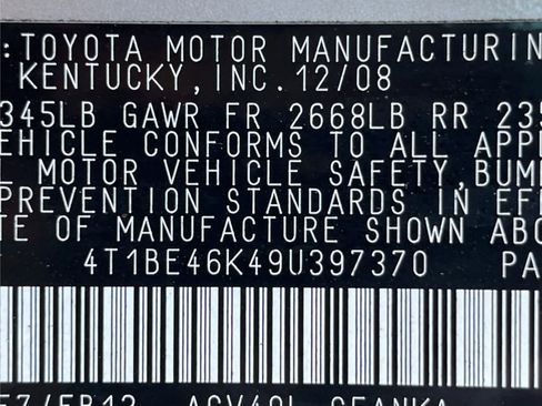 Used 2009 Toyota Camry LE image 20