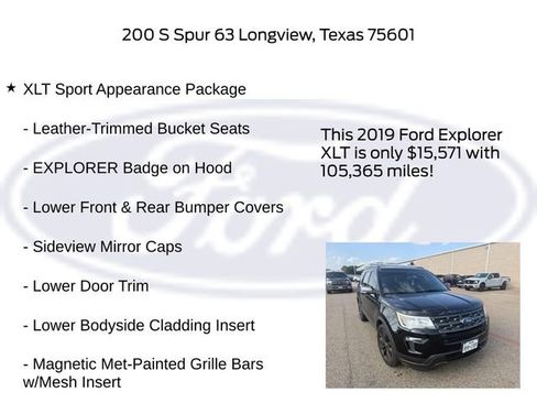 Used 2019 Ford Explorer XLT w/ Equipment Group 202A FWD image 15