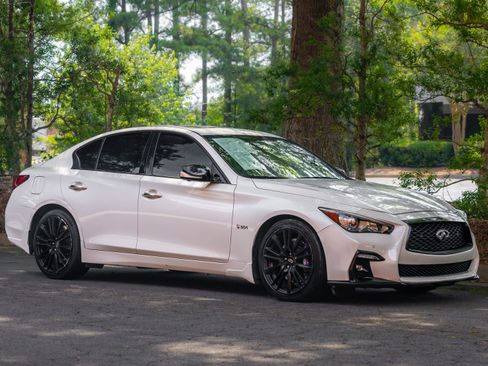 Used 2020 INFINITI Q50 Red Sport 400 w/ Proactive Package RWD image 44