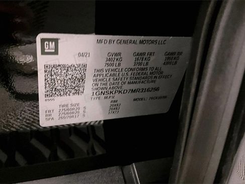 Used 2021 Chevrolet Tahoe Z71 w/ Luxury Package image 37