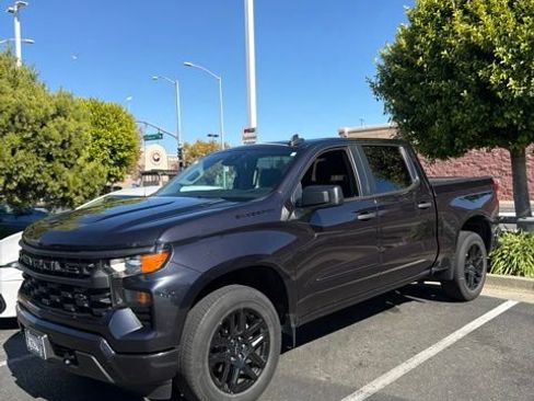 Used 2023 Chevrolet Silverado 1500 Custom w/ LPO, Dark Essentials Package RWD image 1
